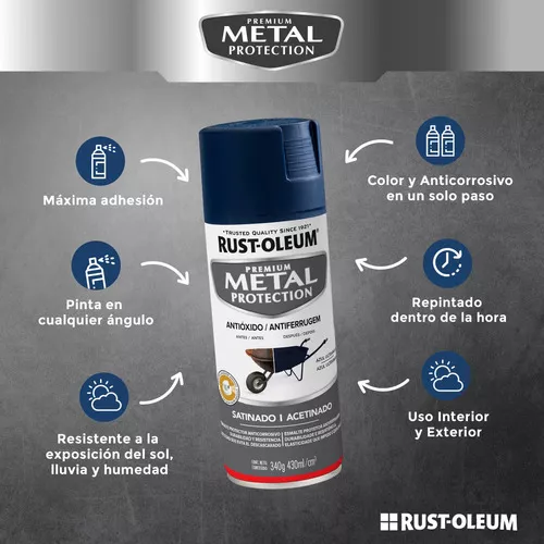 Pintura Antioxido Metal Protection Rust-Oleum Martillado 430mL