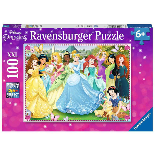 Rompecabezas Ravensburger Princesas Disney 100 Piezas XXL 6+