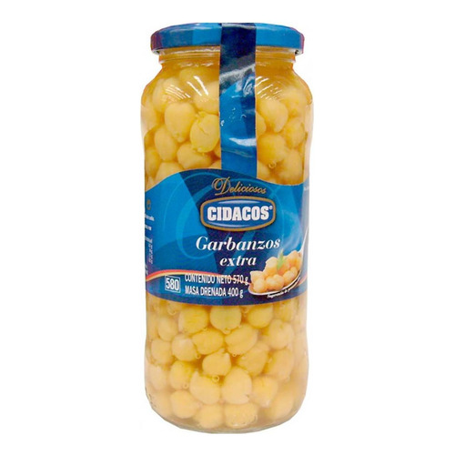 Garbanzo Extra Cidacos Frasco 570g