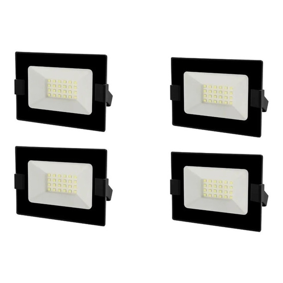  Reflector Led Bellalux 30w Luz Fría Exterior Pack X 4