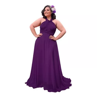 Vestido Social Formatura Plus Size Multiformas Envio 24h