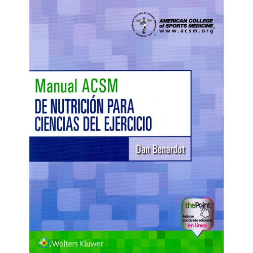 Benardot Manual Acsm De Nutrición Para Ciencias De Ejercicio