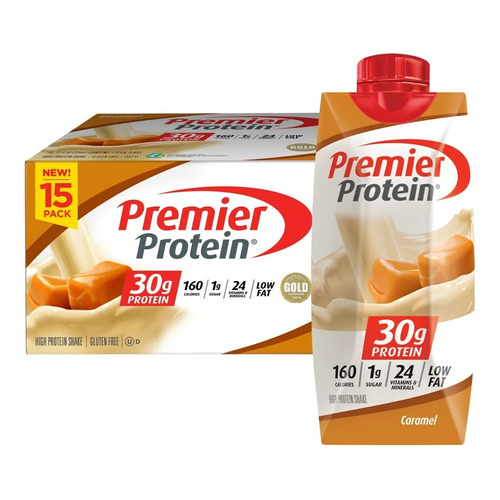 Premier 15 Malteadas Caramelo 325ml 15 Pk