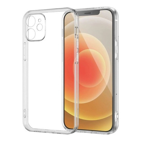 Carcasa Para iPhone 12 (2 Cámaras) Gel Ultradelgada Flexible Color Transparente