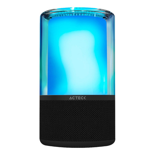 Bocina Portátil de ambientación | Glee Pure AP70 | Bluetooth 5.2 + 40W + Alimentación Tipo-C- Iluminación de Efectos Batería Recargable Li-Ion de 8hrs Elite Series Negro