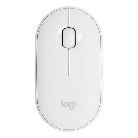 Mouse Logitech Pebble M350 Wireless/bluetooth White Color Blanco crudo