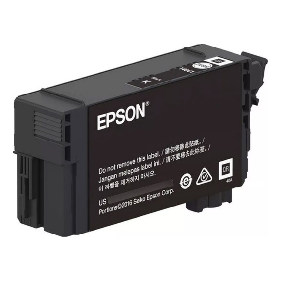 Cartucho Epson T40v Negro Orig T40v120 Surecolor T3170 T5170