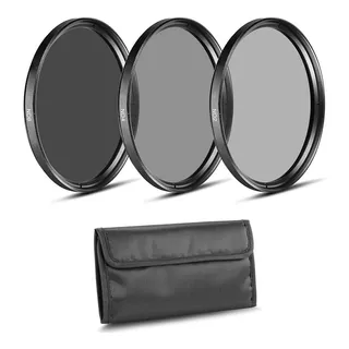 Kit Filtros Densidad Neutra Nd 2/4/8 Kernel Pro Optics® 52mm