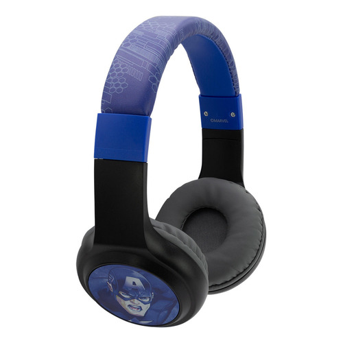Audífono Bluetooth Capitán América New Color Azul