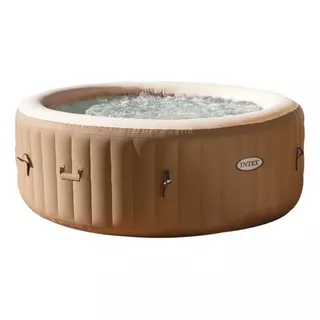 Spa Hidromasaje Pure 4 Personas Inflable Color Marrón Claro