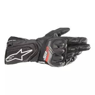 Luva Alpinestars Couro Sp-8 V3 Preta Sp8 Cor Preto Tamanho L - G