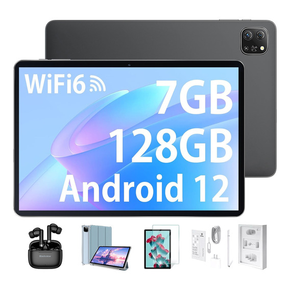 Tablet Pad 10.1 128gb Y 7gb De Memoria Ram Wifi6 Con Funda