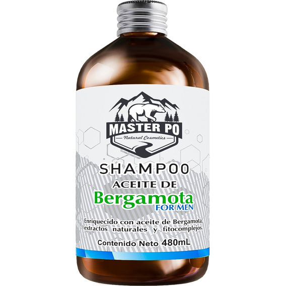 Shampoo Aceite De Bergamota Master Po For Men Fortalece Nutr