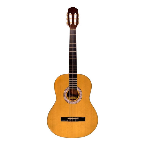 La Sevillana Un-3eq Guitarra Clásica Electroacústica Nylon Color Natural Orientación de la mano Diestro