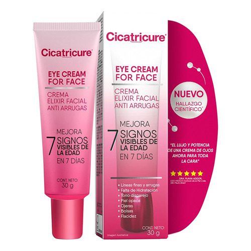 Cicatricure Eye Cream For Face Elixir Facial Anti Age30g Momento de aplicación Día/Noche Tipo de piel Todo tipo