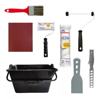 Kit Para Pintura Com 7 Peças - Compel