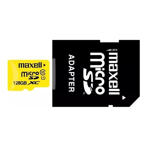 Memoria Micro Sd 128gb Maxell Clase 10 Celular Tablet Camara