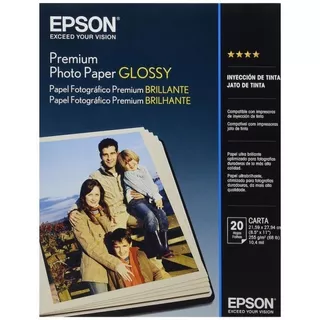 Papel Epson S041286 Premium Glossy Color Blanco