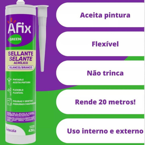 Sellador blanco a base de agua Multiflex 430 g - Afix