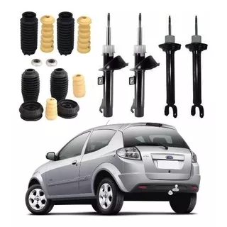 4 Amortecedor+ 4 Kit Suspensão Ford Ka 2007 2008 2009 2010