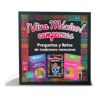 Juego De Mesa ¡viva México! Campeones, Flink, Cartas Tablero