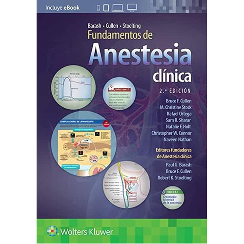 Fundamentos De Anestesia Clínica, De Barash. Editorial Wolters Kluwer, Tapa Blanda, Edición 2 En Español, 2022