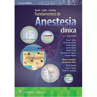 Fundamentos De Anestesia Clínica, De Barash. Editorial Wolters Kluwer, Tapa Blanda, Edición 2 En Español, 2022