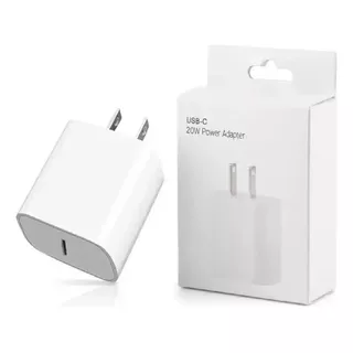 Adaptador Tipo C Genérico Cubo 20w Compatible Con iPhone