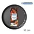 Molde para pizza Tramontina de aluminio de 30 cm, color negro