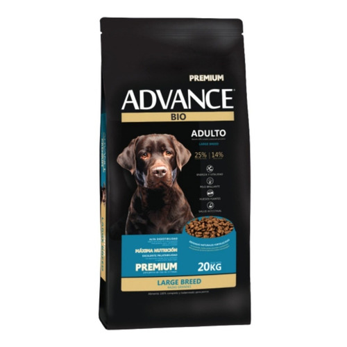 Alimento Advance Bio Premium Máxima Nutrición para perro adulto de raza grande sabor mix en bolsa de 20 kg