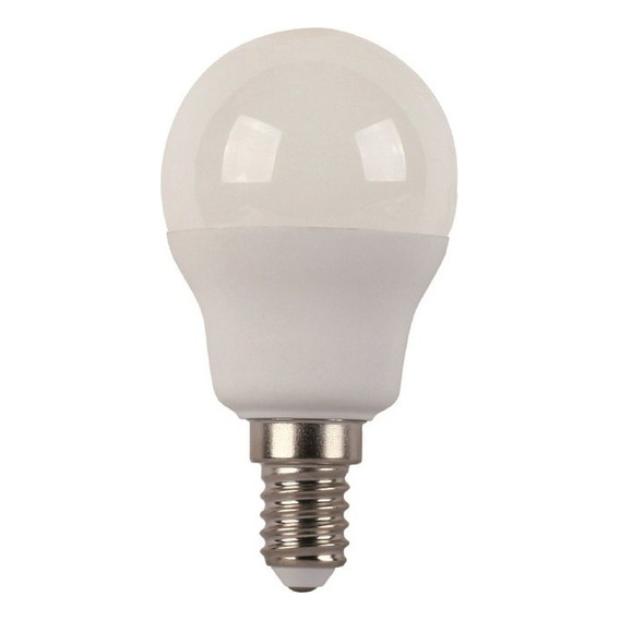 Ampolleta Led Esferica E14 6w 3000k Blanco Calido