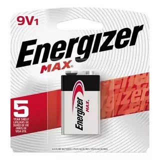 1 X Pila Batería 9v Energizer Max 522 Pila Alcalina 9v