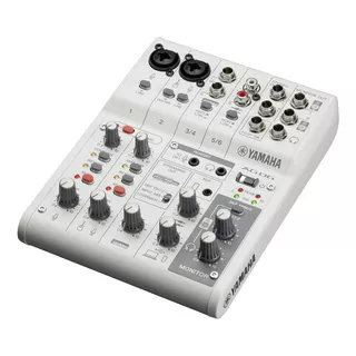 Mixer Transmisión En Vivo Yamaha Ag06mk2w Streaming Usb