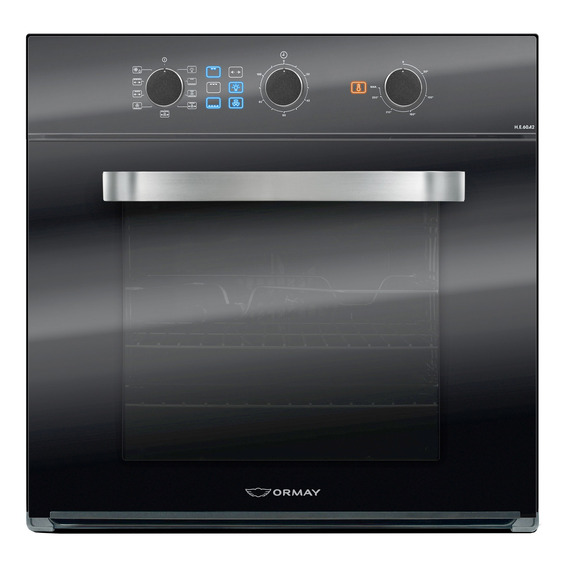 Horno empotrable eléctrico Ormay HE-60 A2 60L negro 220V-240V