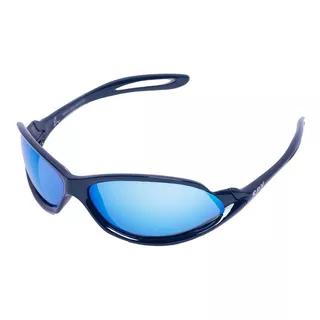 Óculos De Sol Spy 39 Open Standard Armação De Náilon Cor Azul-royal, Lente Azul De Polímero Clássica, Haste Azul-royal De Náilon