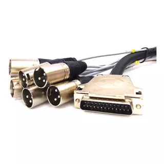 Cabo Db25 Macho 8 Xlr Macho 1 Metro