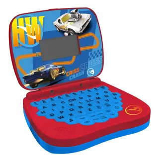 Laptop Infantil Educativo Hot Wheels Bilíngue Candide