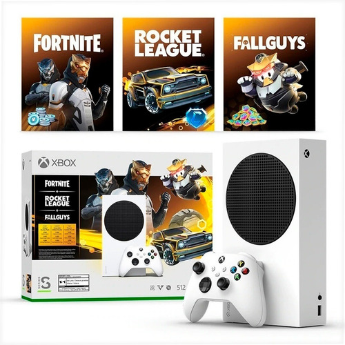 Microsoft Xbox Series S 512GB Gilded Hunter Bundle color  blanco