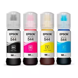 Tinta Original 544 Para Impresora Epson L3210 Pack 4 Colores