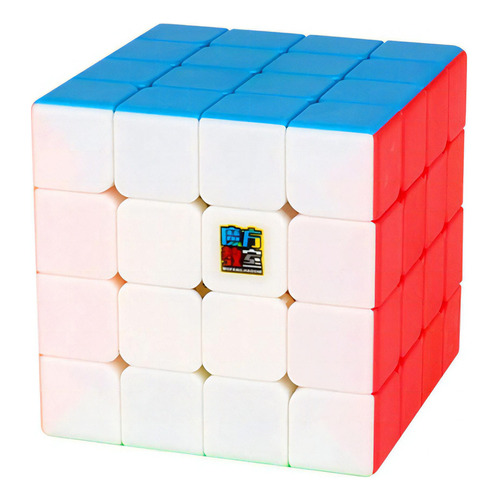 4x4x4 Moyu Meilong Cubo Básico Velocidad Tipo Rubik Color De La Estructura Stickerless