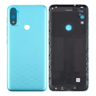 Tapa Trasera Carcasa Original Xt2155-1- Moto E20 Azul Aqua