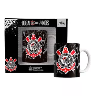 Caneca Do Corinthians De Presente Produto Oficial Licenciado Cor Jogaipornós