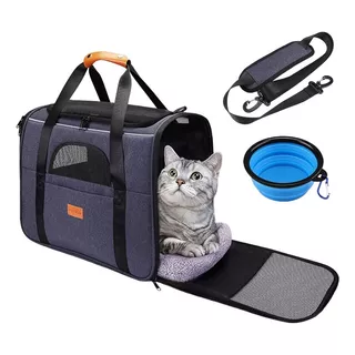 Bolso Transportador Para Mascota Perro Gato Con Accesorios