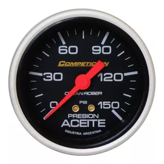 Manómetro Mecánico De Aceite Orlan Rober 150psi