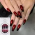 Uñas Postizas Portátiles, Largas, Ataúd, Uñas Postizas Artif