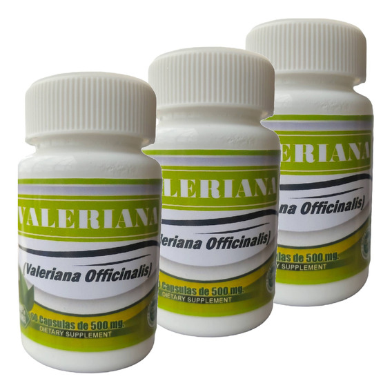 Valeriana Capsula 3 Frascos - Unidad a $261