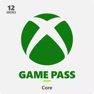 Xbox Game Pass Core 12 Meses Codigo 25 Digitos One Series Sx