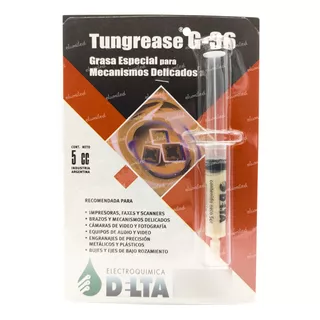 Tungrase G36 Grasa Para Mecanismos Delicados 5cm3 - Delta