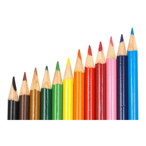 Lapices De Colores Cortos Innovation X12 Simball Escolar Trazo Multicolor