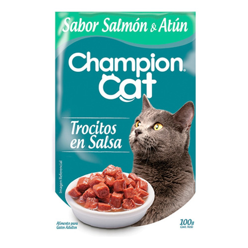 Sachet Champion Cat Adulto Atún - Salmón 24 Un